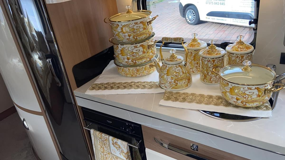 Conjunto de 4 peças de rifas