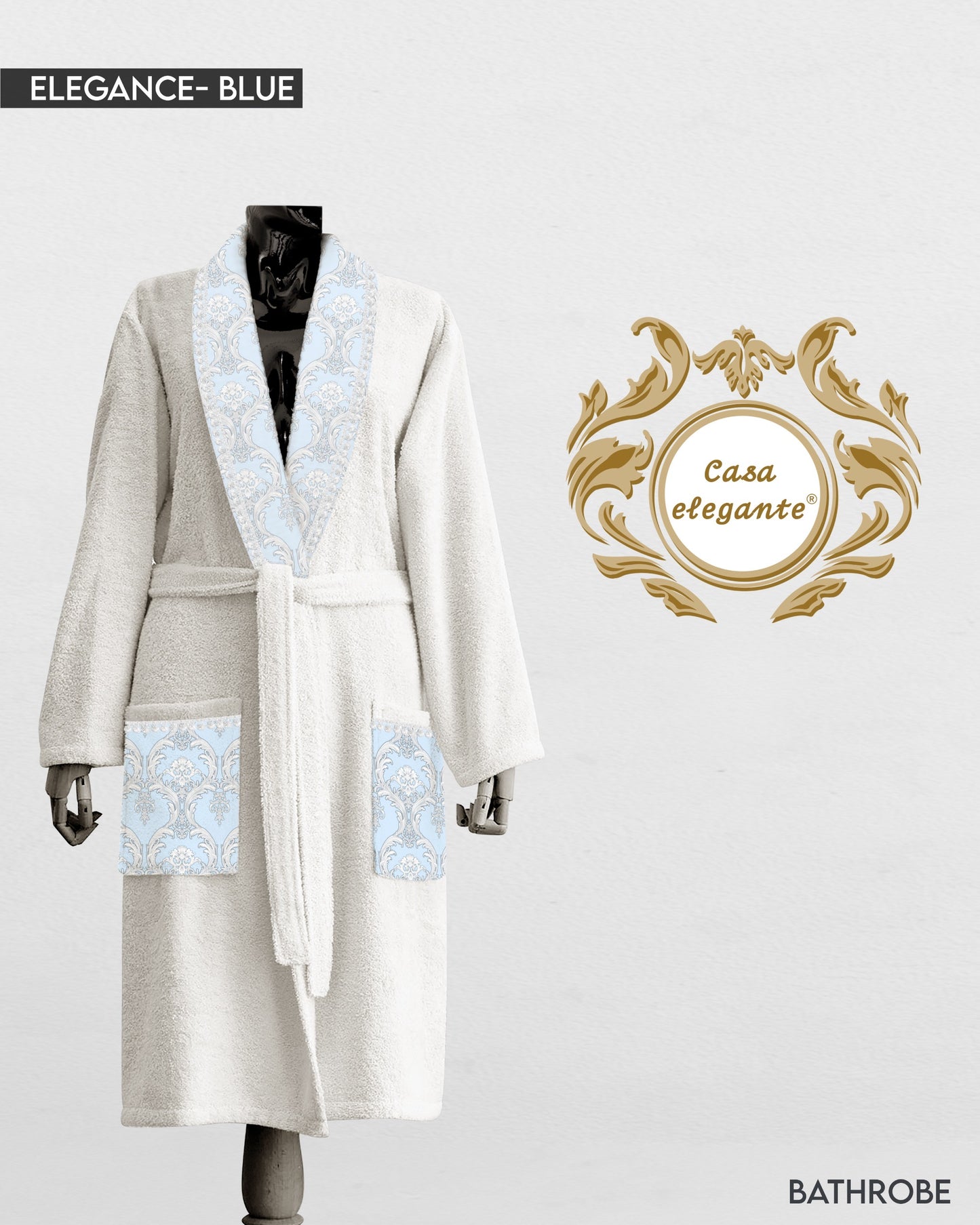 Elagance robe blue