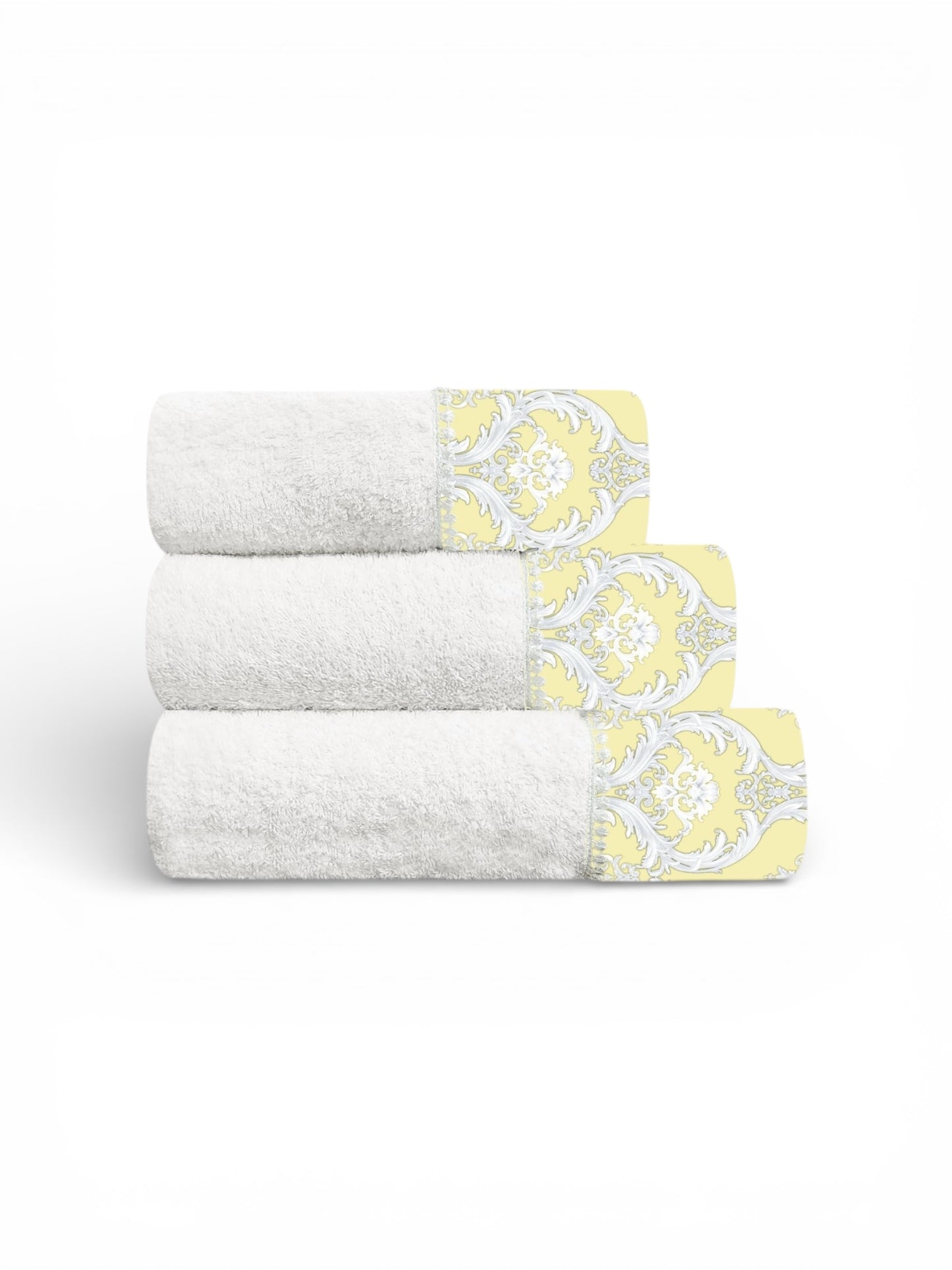 Yellow Elagance towel set