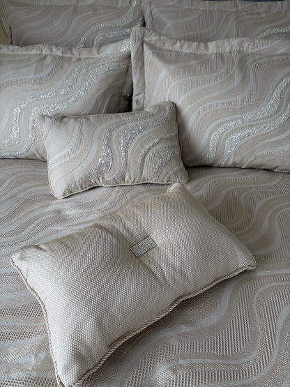 Charlotte mocha  luxury bedding Set