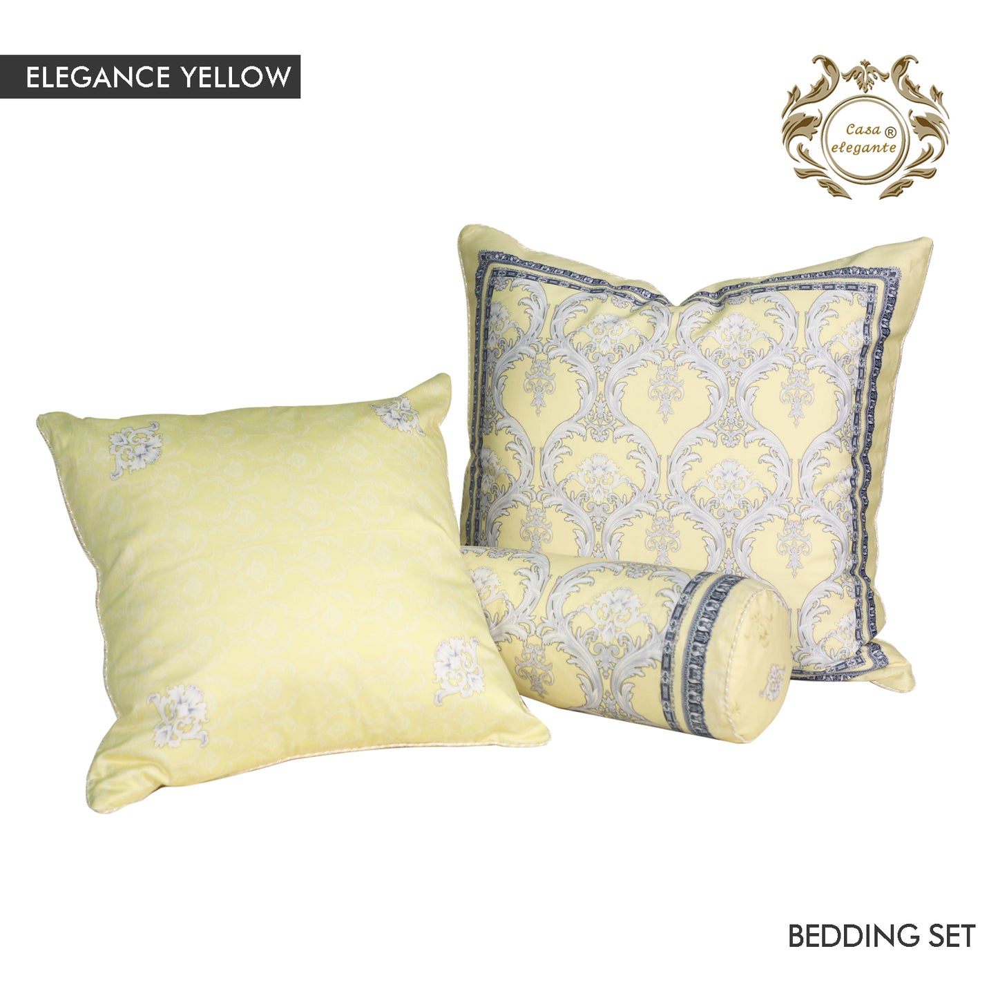 Elagance yellow bedding set from