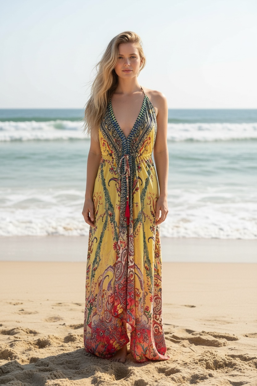 Sunset näsdukklänning