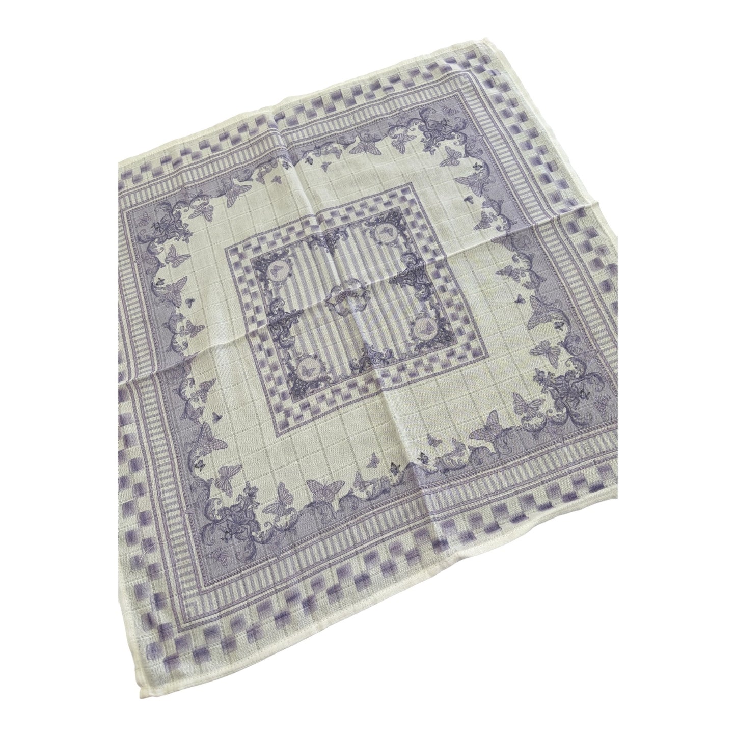 New York violet muslin dish cloth