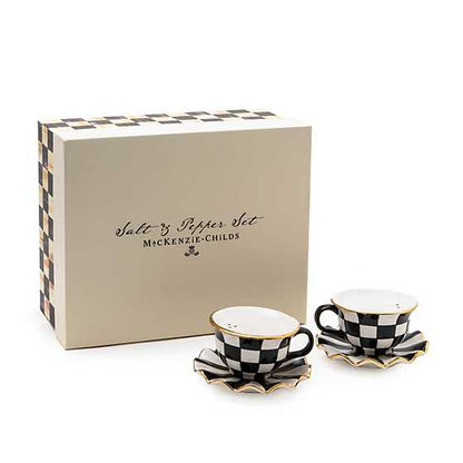 Courtly Teacup Salt & Pepper Set