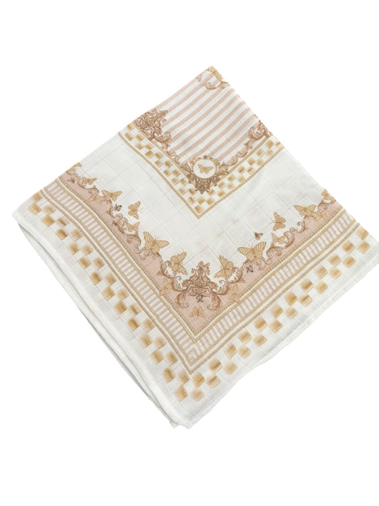 New York mocha muslin dish cloth