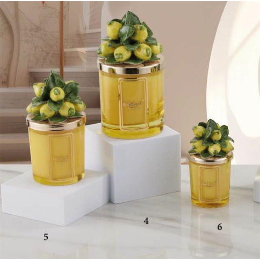 Capodimonte lemon candle