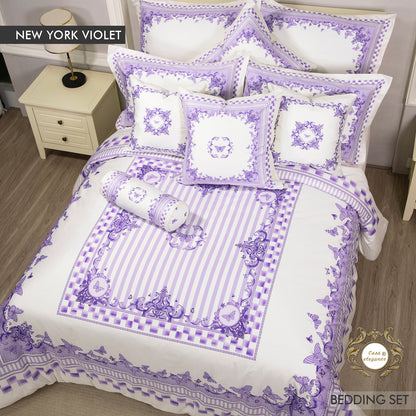 New York Violet bedding set from