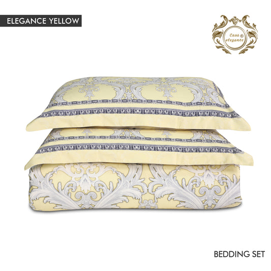 Elagance yellow bedding set from
