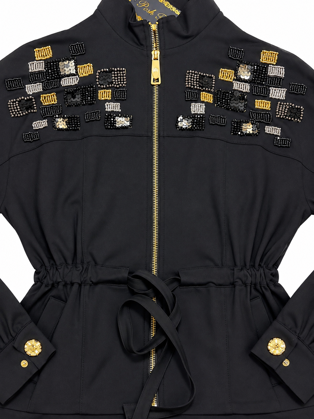 Luxury black lounge set