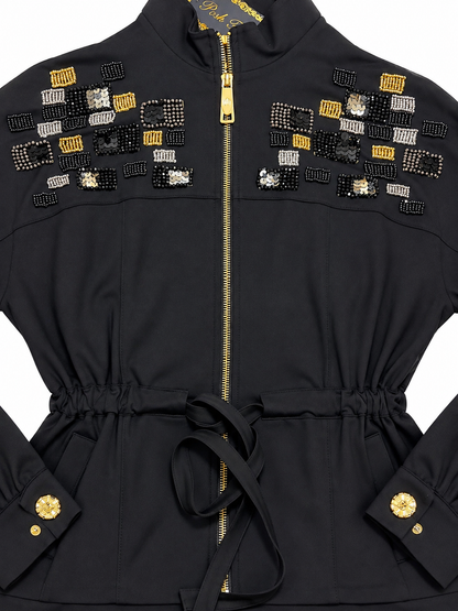Luxury black lounge set