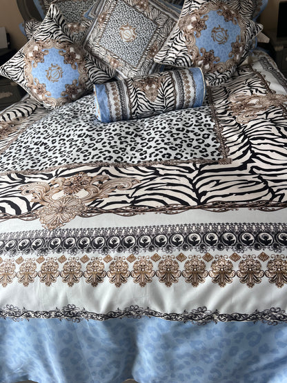 Casa blue bedding set from