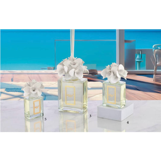 Capodimonte white orchid diffuser