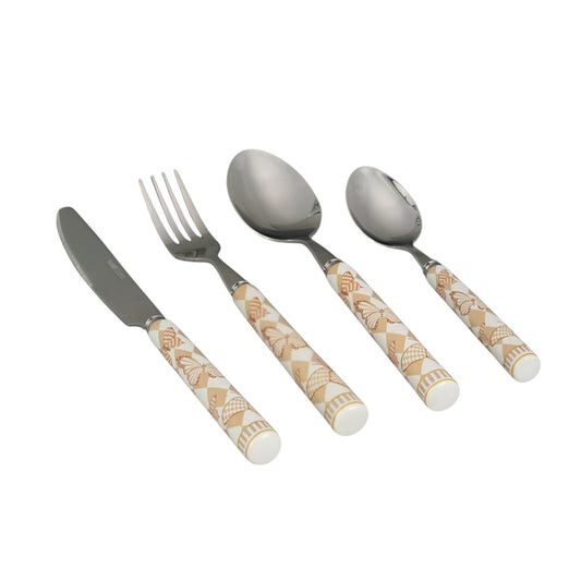 PRE ORDER 24 pcs NEW YORK MOCHA cutlery set