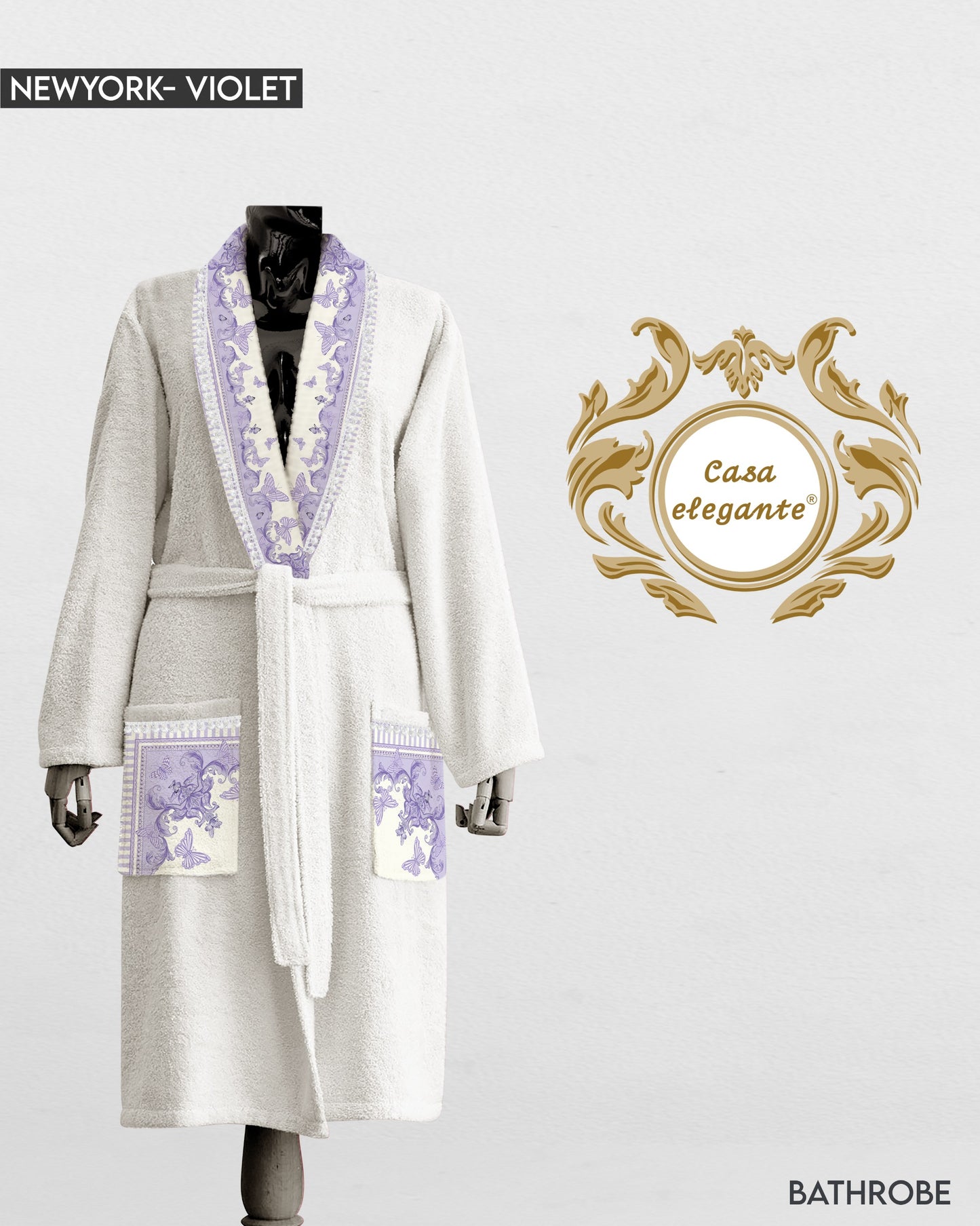 New York violet robe