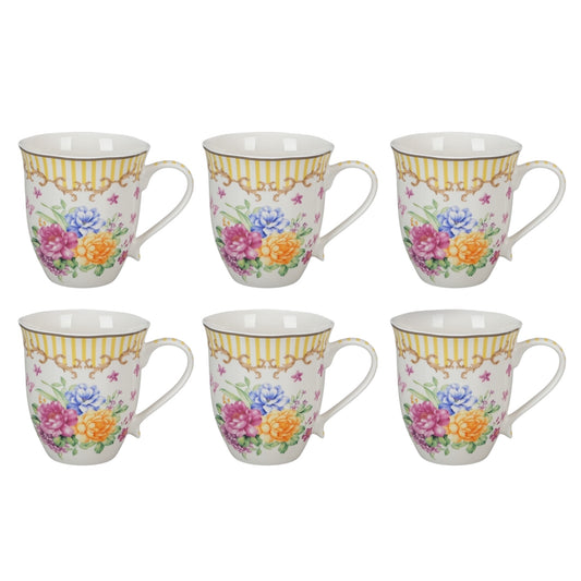 Lemon candy set of six mugs