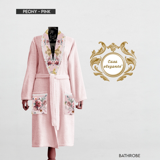 Peony pink robe cream