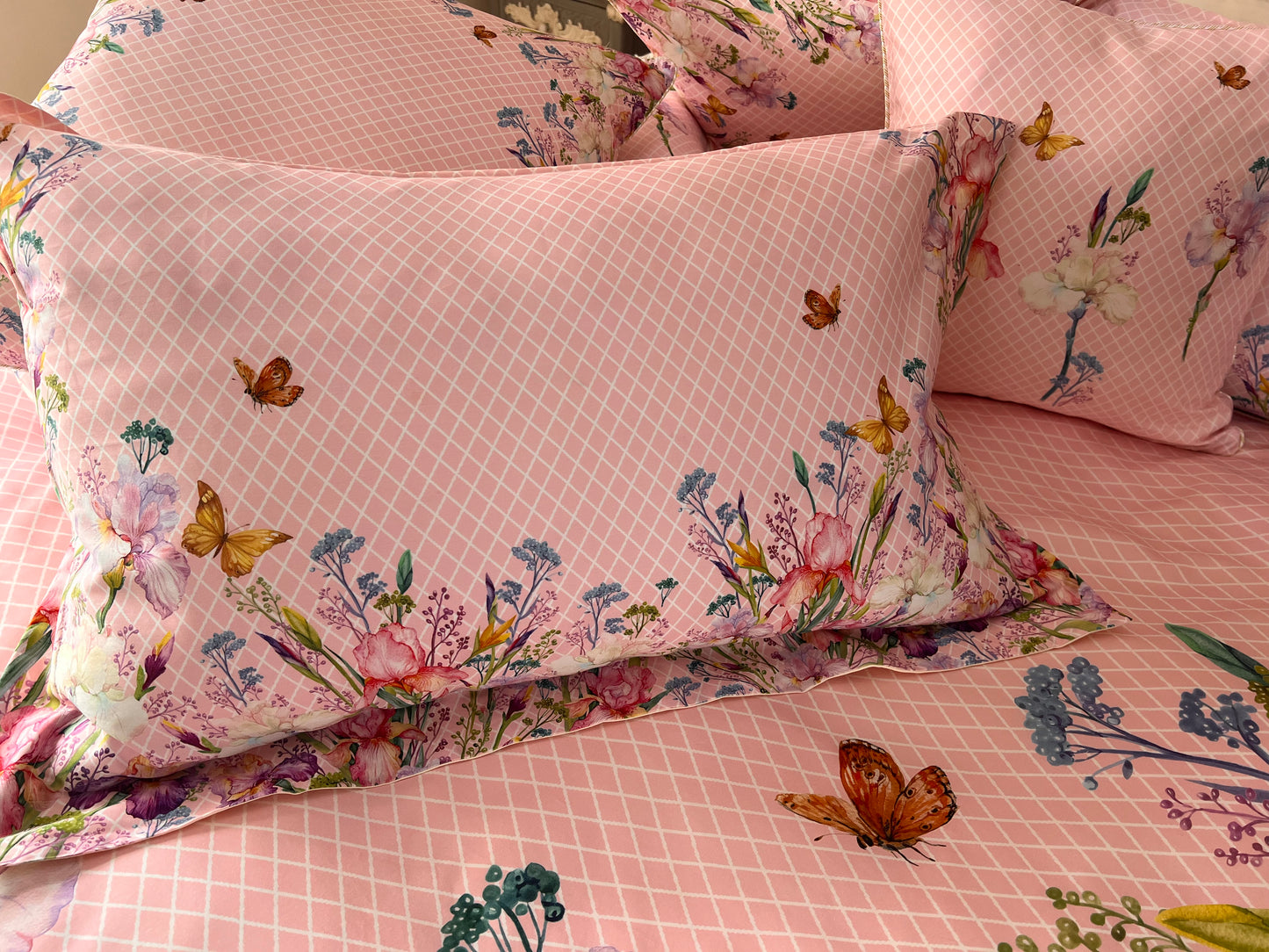 Set biancheria da letto Fiore rosa di