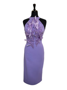 Lilac pencil dress