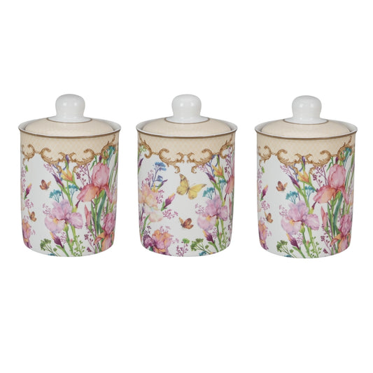 Fiore cream canister set