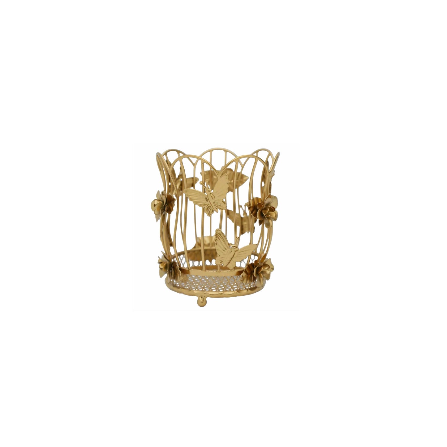 PRE ORDER GOLD BUTTERFLY CUTLERY POT