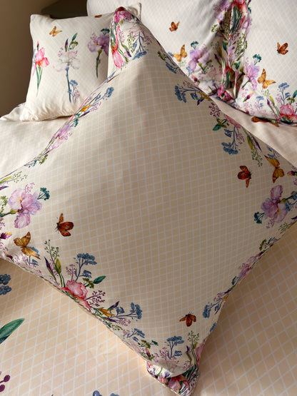 Fiore crema beddengoedset van