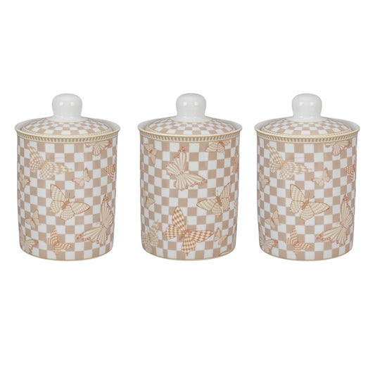 New York mocha canister set