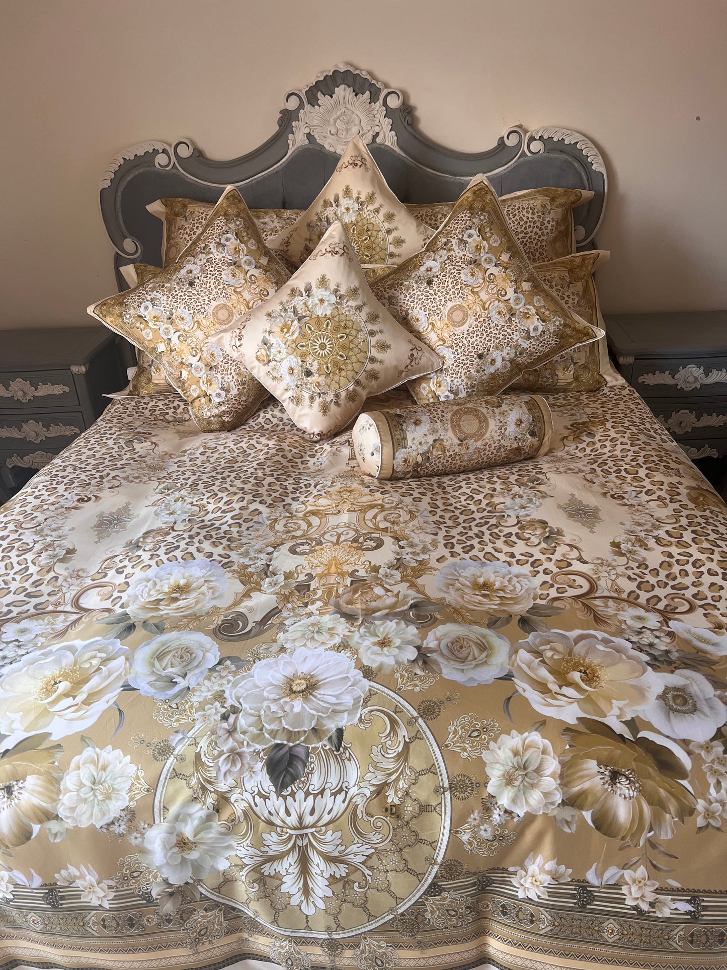 Gouden sultan beddengoedset