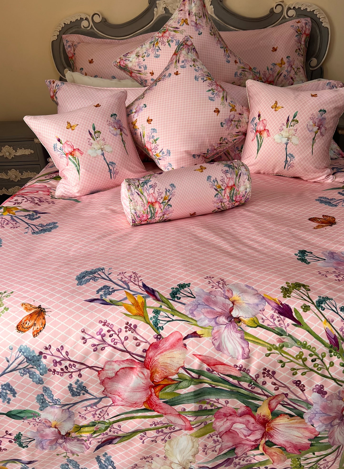 Set biancheria da letto Fiore rosa di