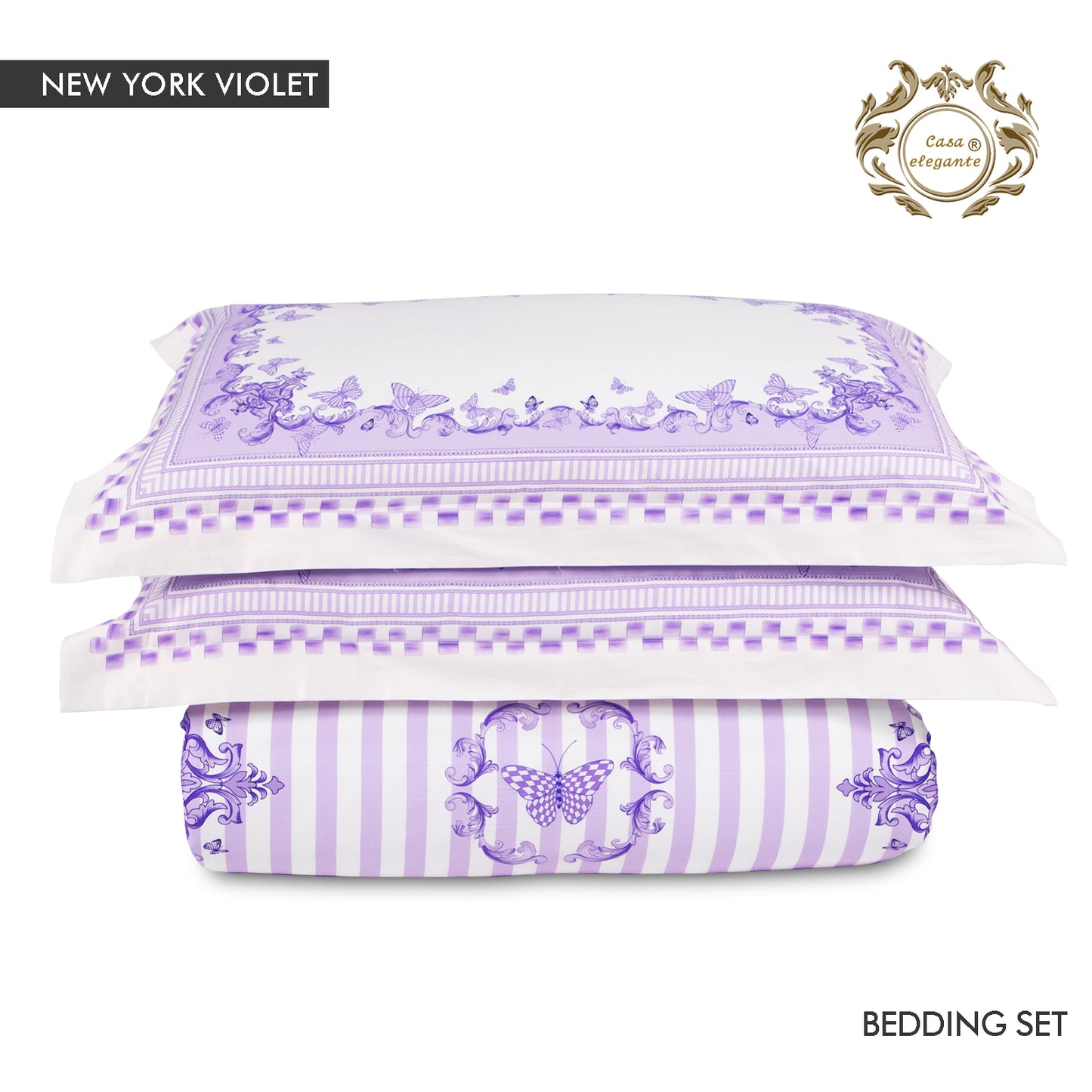 New York Violet bedding set from