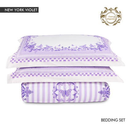 New York Violet bedding set from