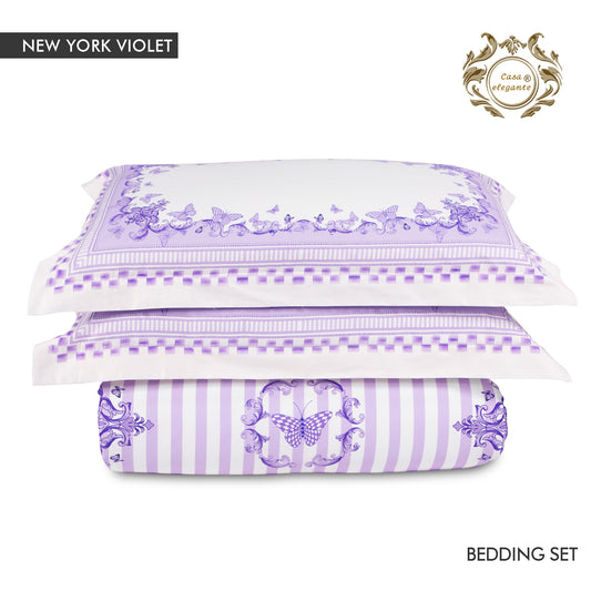 New York Violet bedding set from