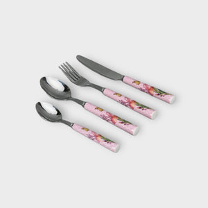 Fiore rosa cutlery set