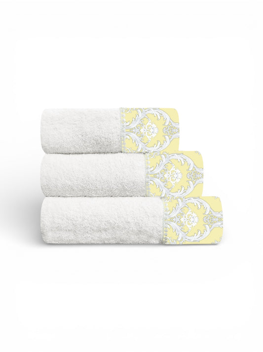 Yellow Elagance towel set