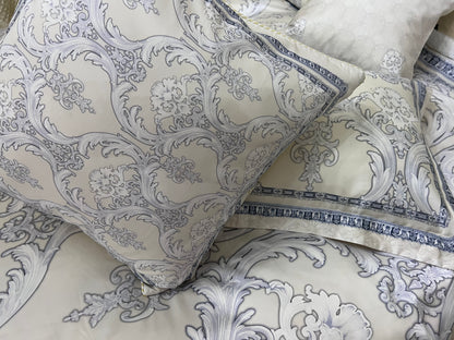 Elagance Cream/grey bedding set from