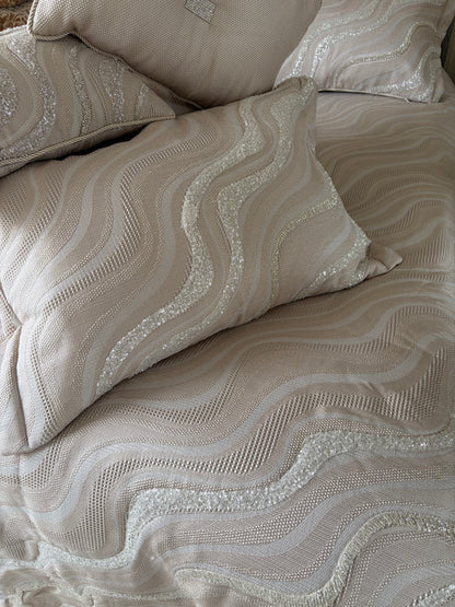 Charlotte mocha  luxury bedding Set
