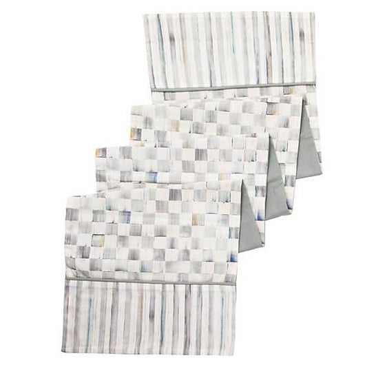 Sterling check table runner