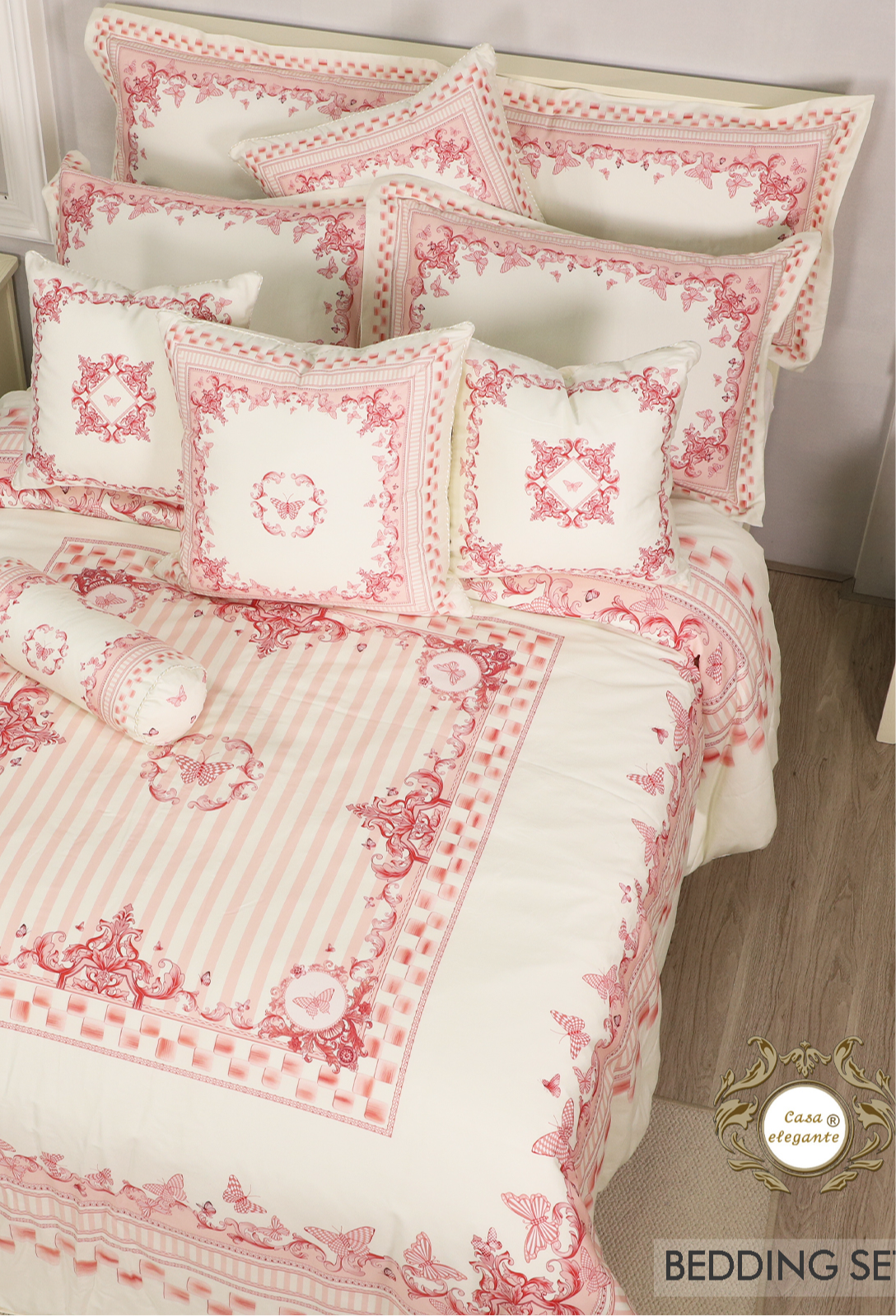 New York pink bedding set from