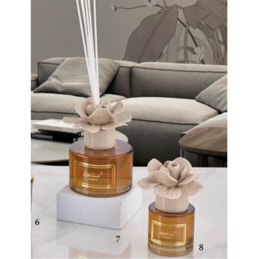 Capodimonte round mocha rose  diffuser