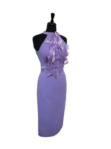 Lilac pencil dress