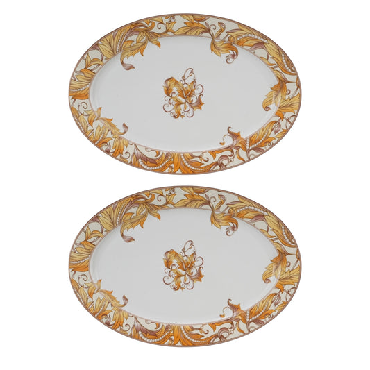 Raffles candy Pair of 16”ovel platter