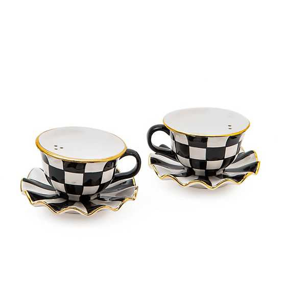 Courtly Teacup Salt & Pepper Set