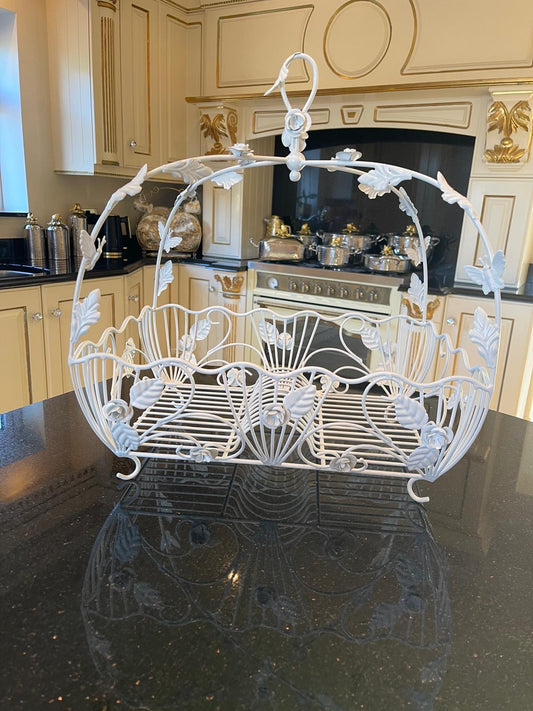 (WHITE)ROSE DISH RACK