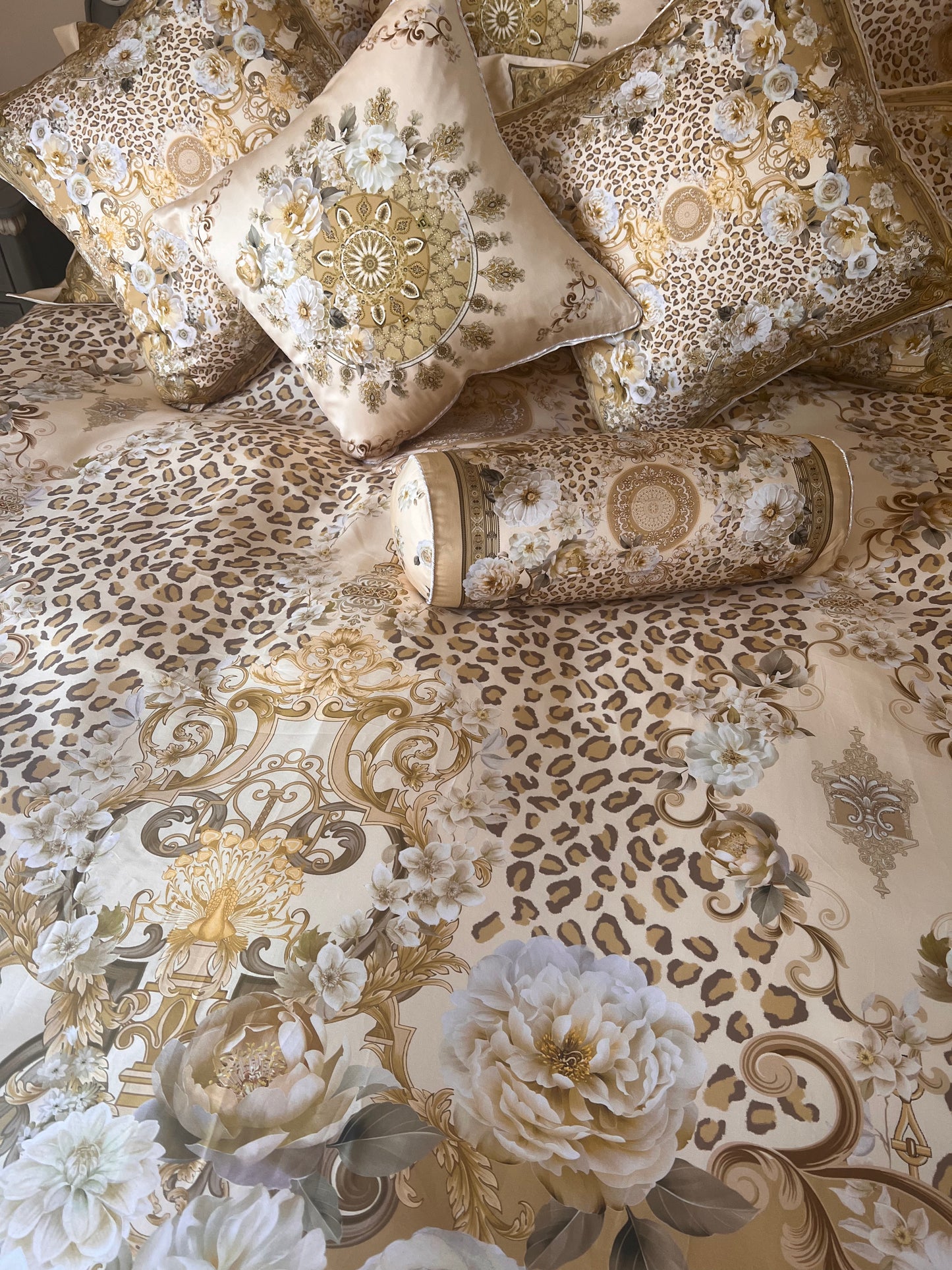 Set biancheria da letto sultano d'oro