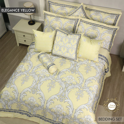 Elagance yellow bedding set from