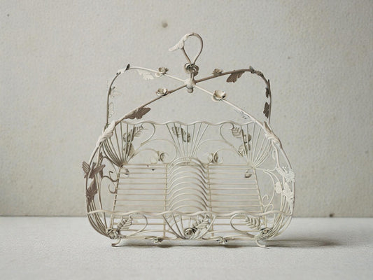 PRE ORDER DUE END OF JANUARY (OFF WHITE)ROSE DISH RACK