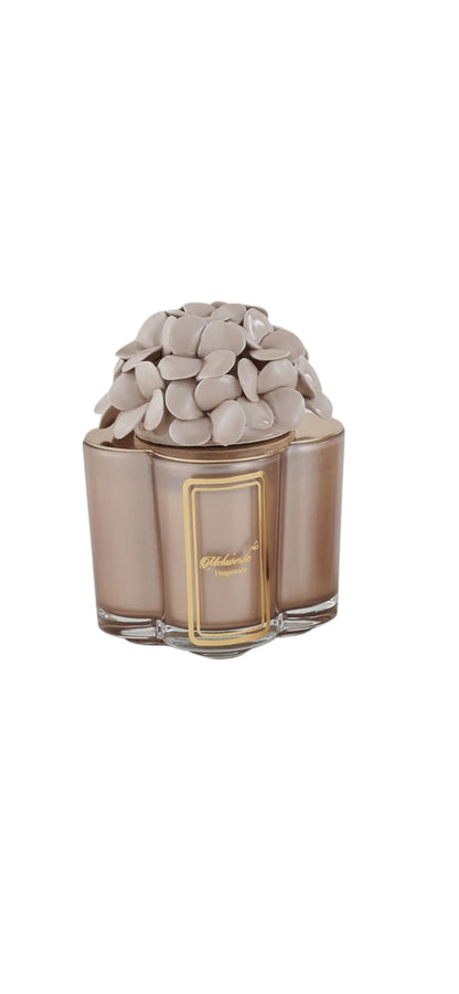 Mocha  hydrangea candle