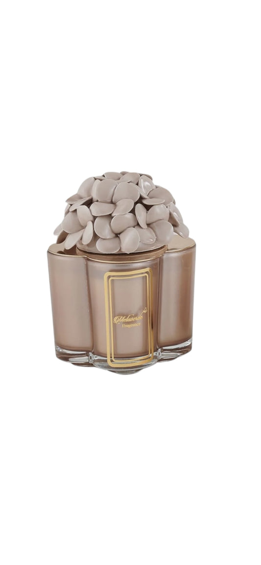 Mocha  hydrangea candle