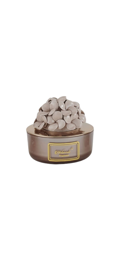 Mocha  hydrangea candle