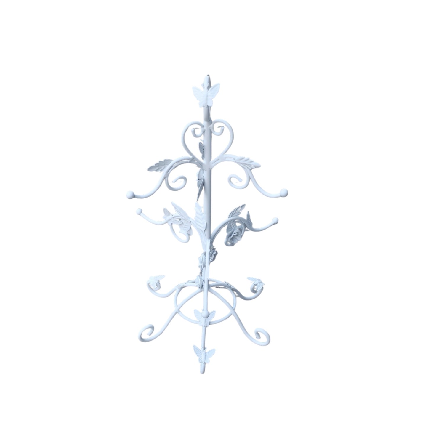 Butterfly mug stand white