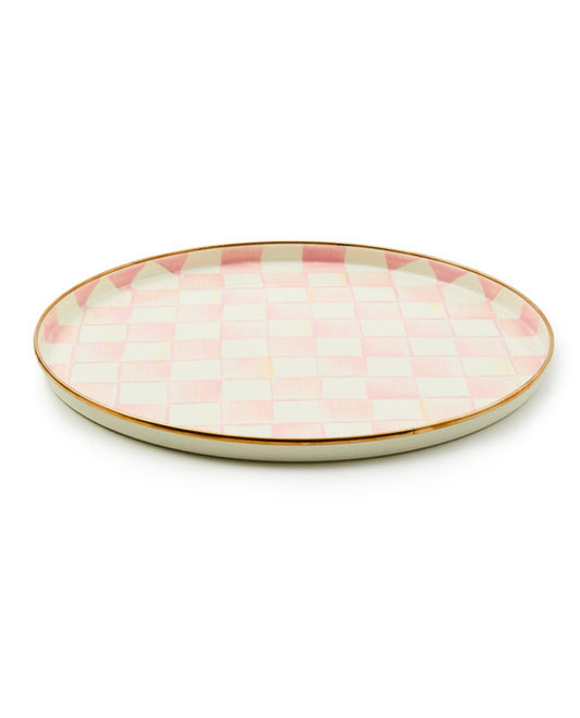 Rosie check round tray